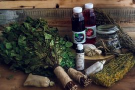 Комплект веников и эфирных масел для бани